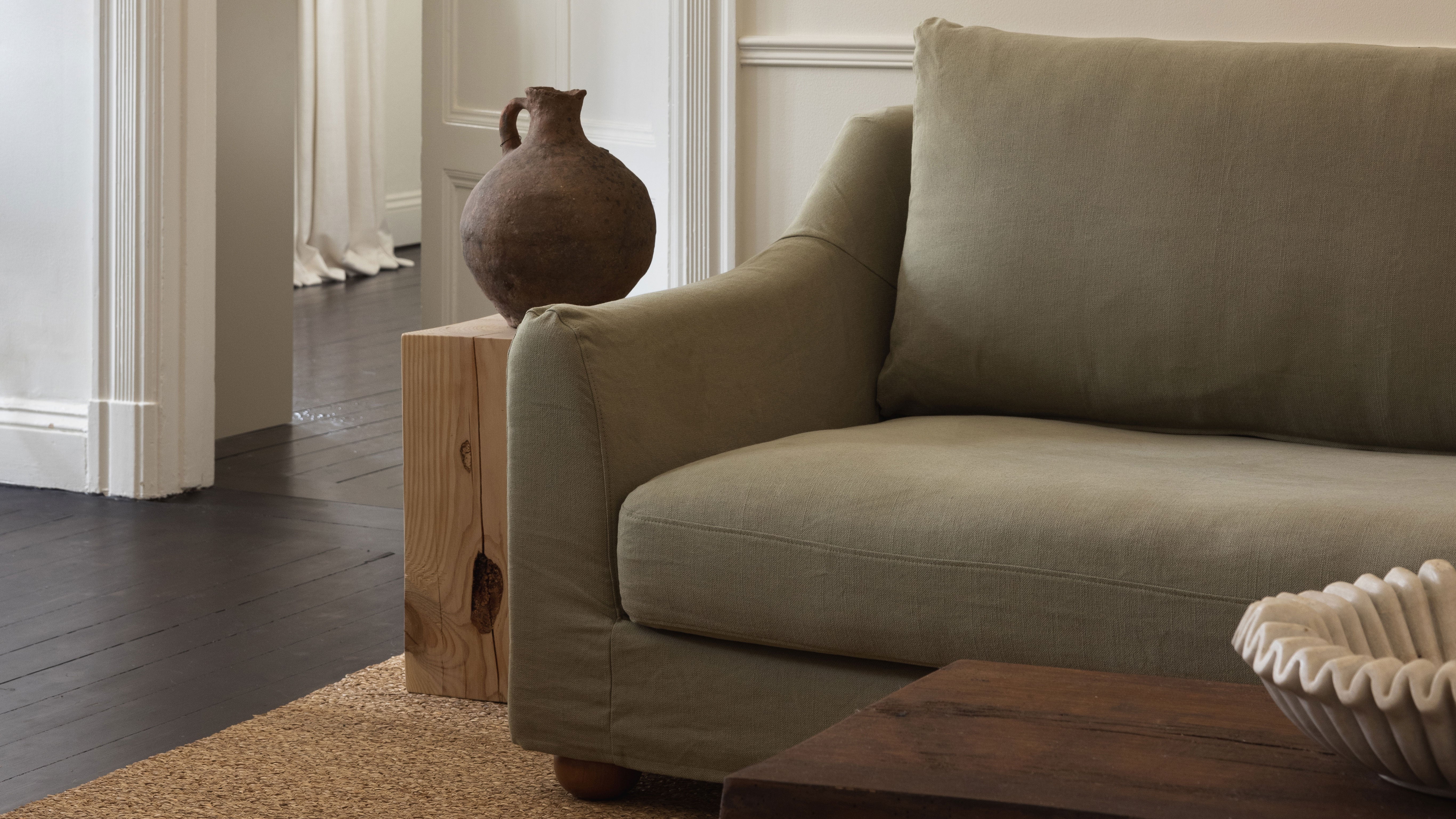 FÄRLÖV 3 SEATER SOFA COVER EXPOSED LEG
