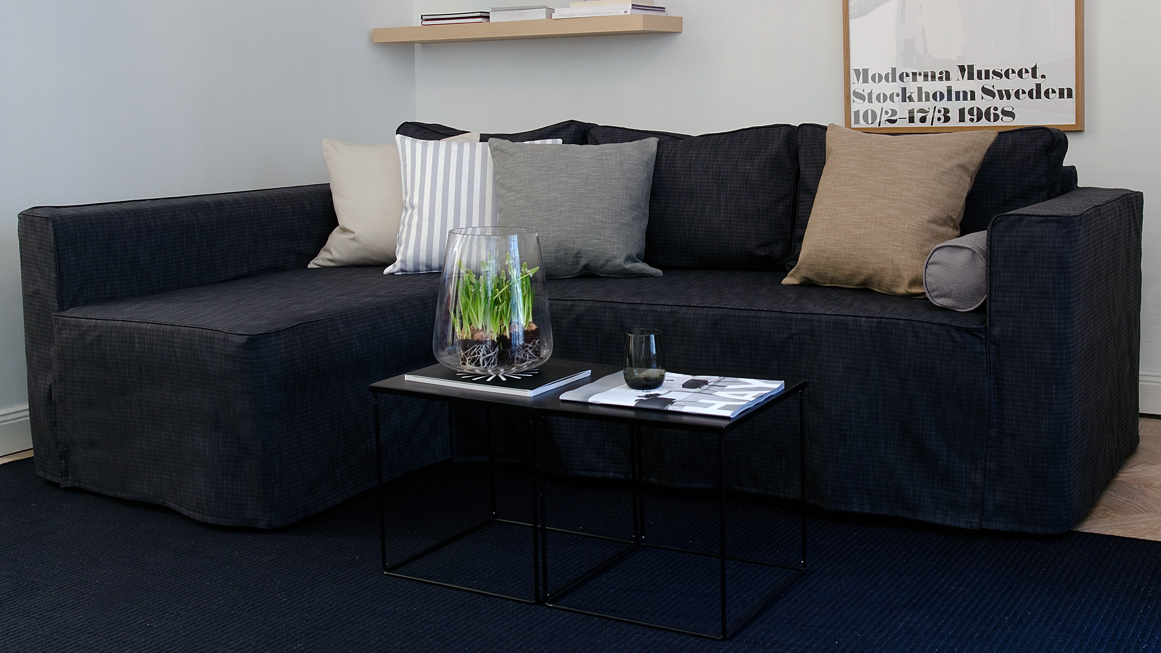 Månstad Sofa Bed with Right Chaise Cover