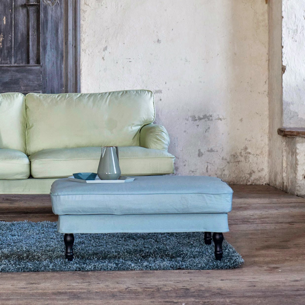 Stocksund Footstool Cover