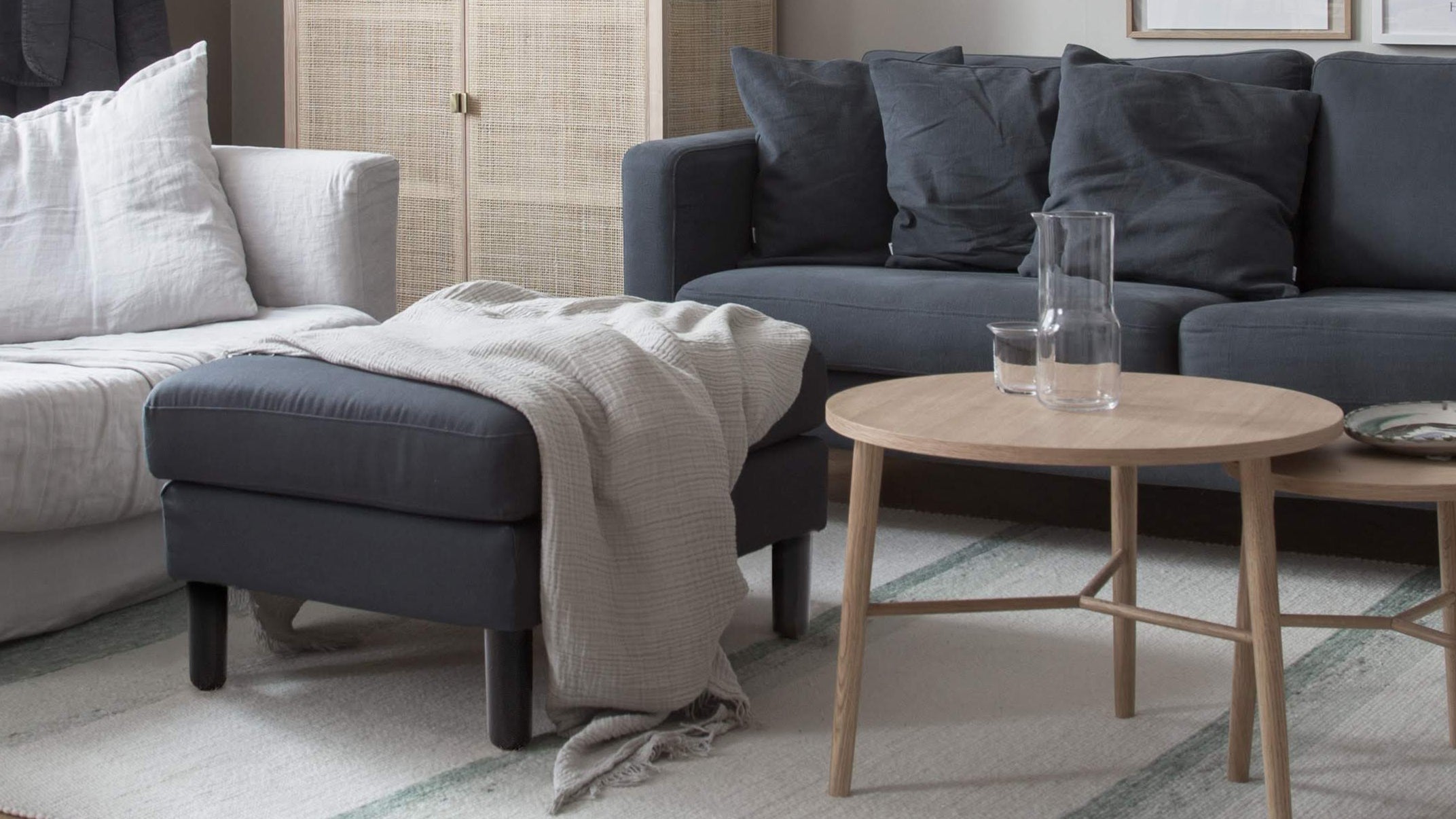 Karlstad Footstool Cover