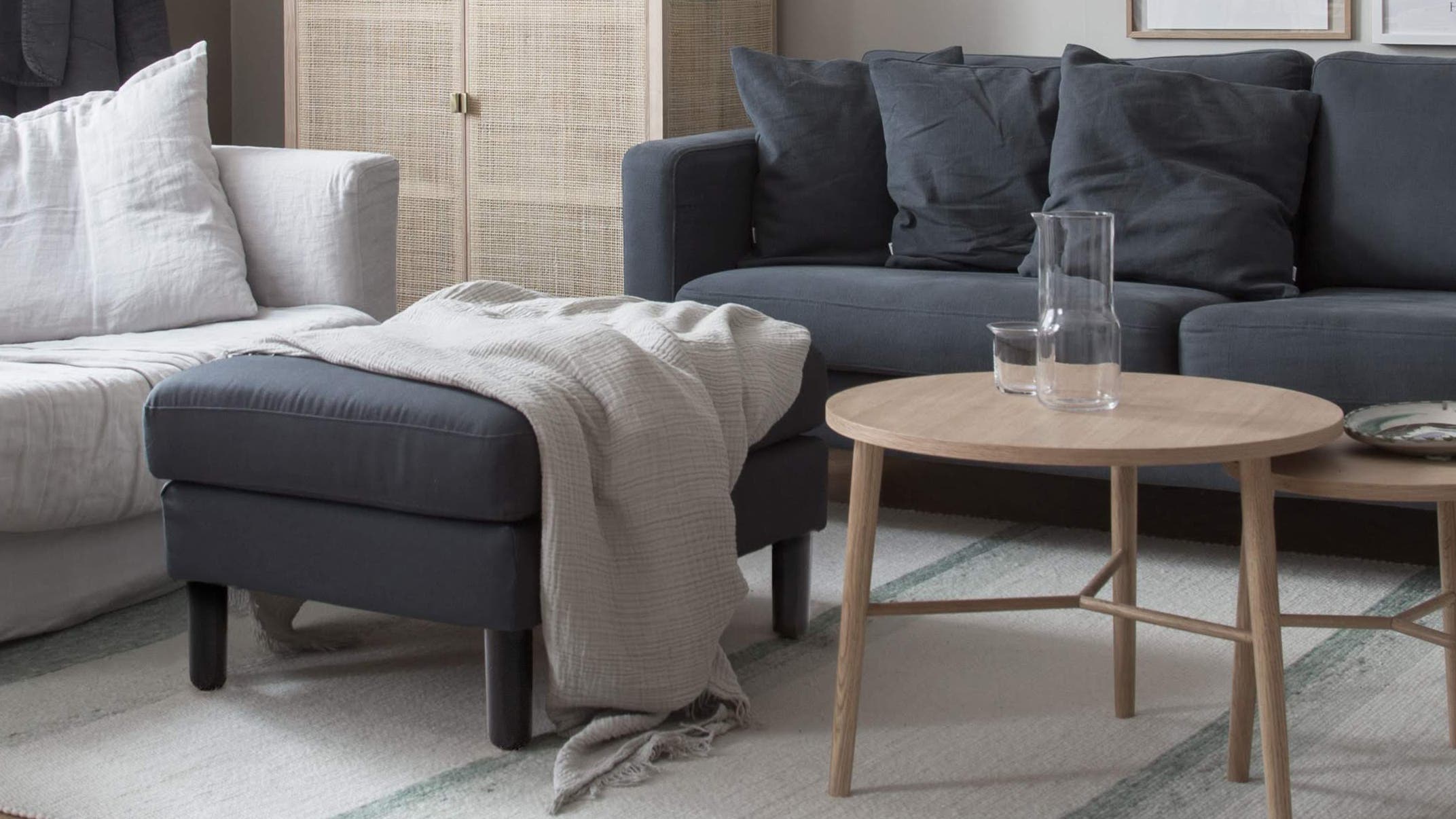 Karlstad Footstool Cover